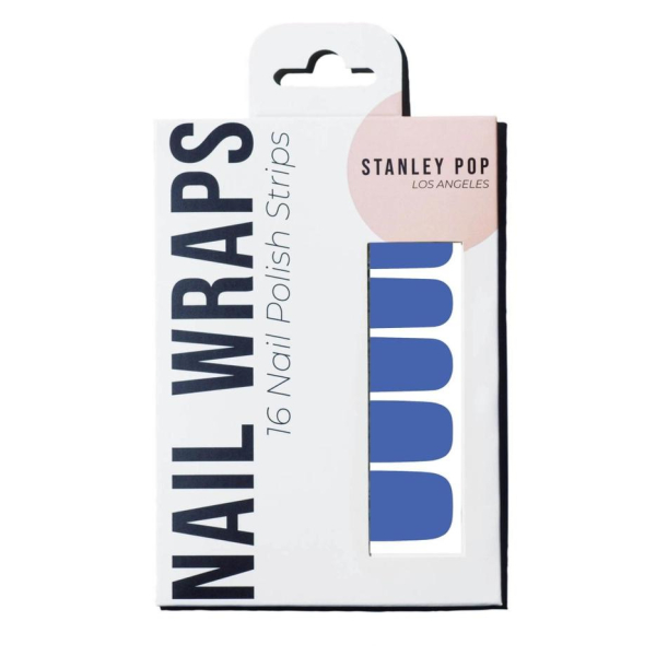 Nail Wraps Atomic Cobalt